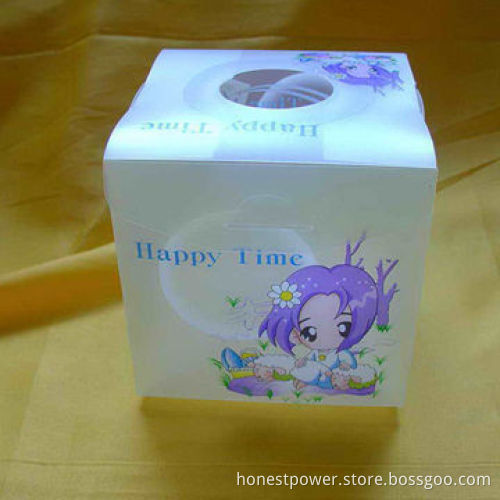 Plastic Packaging Box with UV Offset Printing, Made of Transparent PP, Suitable for Packing